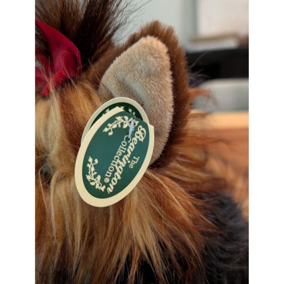 Plush Toy Yorkie Yorkshire Terrier 12” Dog 2006 Realistic Bearington Collection - Picture 3 of 11